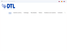 Tablet Screenshot of dtl.es